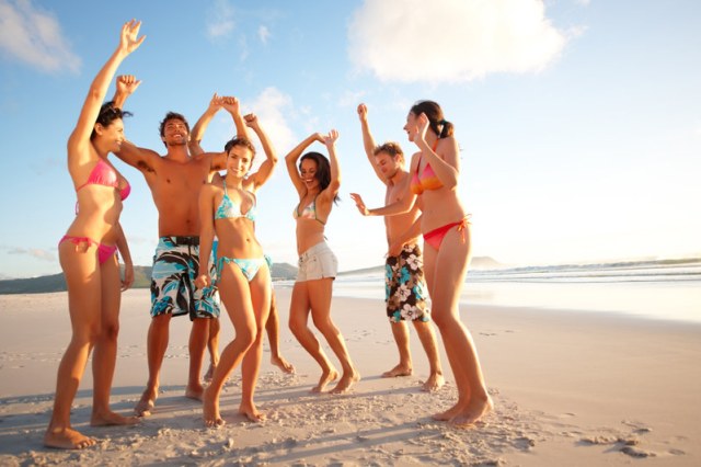 teenagers dance beach Flickr