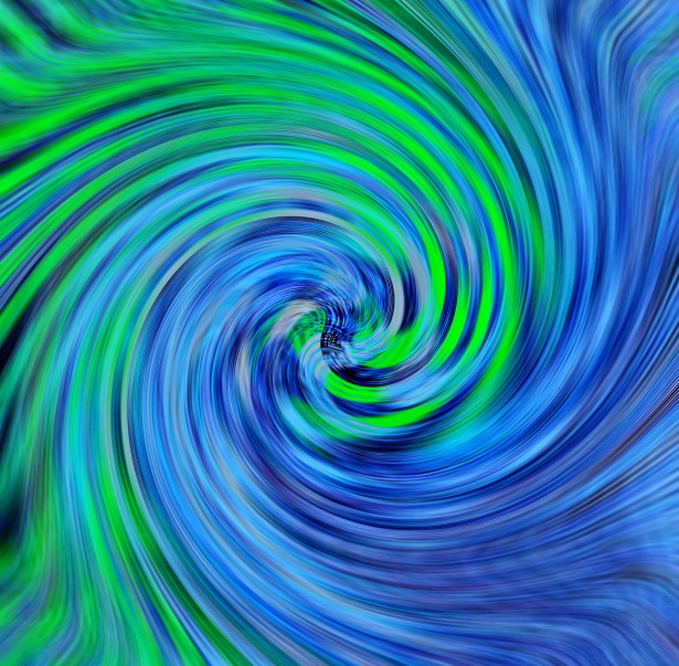 green-and-blue-swirl Public Domain